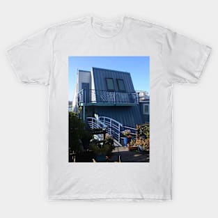 Purple House at Sausalito Docks. T-Shirt